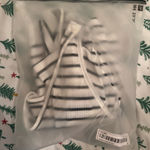 SheIn Long sleeve square neck black and white striped top Photo 0