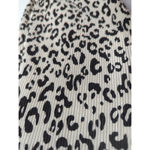 ZARA  Cream & Black Leopard Printed Cropped Blouse Womens S‎ Mob Wife Y2K Photo 2