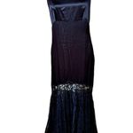 La Perla Vintage Marvel by Black Silk Satin Maxi Dress Gown 90s Y2K Deadstock Photo 0
