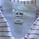 Adidas Women's red and White Striped golf polo parris island Photo 1