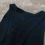 Lululemon Reveal Tank Top Racerback Teal Blue Womens 8 Laser Cut Active Yoga Photo 1