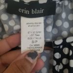 Erin Blair Black and White Polka Dot Polka Dot Blouse Photo 2