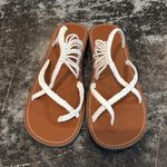 Capana White Crochet Flip Flops Size 12 NWOT Photo 4