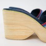 No Boundaries Rainbow Striped Platform Sandals Photo 4