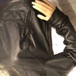 Dollhouse Outerwear Faux Leather Black Moto Jacket Large L Photo 2