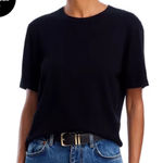 Rails  Cotton and Cashmere Short Sleeve Sweater Tee L Photo 0