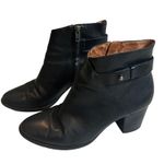 Madewell Kelci Heeled Black Leather Boots, Sz 8 Photo 4