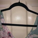 Madison Sz small Seafoam Green Floral Spaghetti Strap‎ Sundress NEW Photo 4