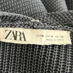 ZARA Women's Blue Grey Long Open Front Jacket Duster Cardigan Sweater Size M Photo 9