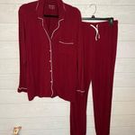 Colorfulleaf women’s wine pajama set Size Large Red Photo 0