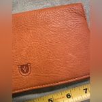 Valentino wallet saddler vintage leather Made in Italy tri fold long Photo 7