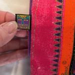 Laurel Birch small bag wood handle bird dog cat horse design wood dog tag EUC Green Photo 2