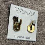 Rachel Zoe Gold Plated Sterling Silver Link Earrings Photo 2