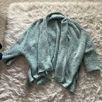 Free People  turquoise knit cardigan Photo 0