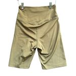 Girlfriend Collective high-waisted bike shorts in khaki green XS Photo 3
