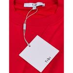Tibi  Midi Red Open Back terry Sweatshirt Dress small Photo 9