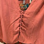 Bob Mackie Bob Mickie boho midi skirt w/ a cute Olivaceous tie up front shirt NWT Photo 3