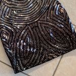 BCBGMAXAZRIA  Sequined Dress In Color Black/Comb Size 2 Photo 1