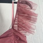 City Studio Womens Juniors Ruched Embellished Evening Dress Prom Mauve Pink 3 Size undefined Photo 4