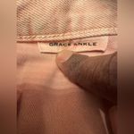 SLVRLAKE Grace Ankle Cropped Dusty Pink Women’s Flare Wide Leg Jeans Size 24 Photo 7