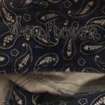 Wall Flower  High Rise Waist Blue Paisley Cuffed Stretch Shorts Juniors 9 Photo 7