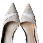 L.A.M.B. . - Suede & Leather Pointed Toe Heels Nude Sz 10 Photo 3