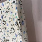 Muk Luks Cream and Blue Pajama Pants Size L Photo 4