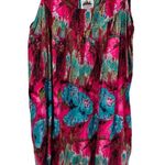 Metropolitan MuuMuu House dress Womens Medium Pink Rayon India Batik Print Photo 0