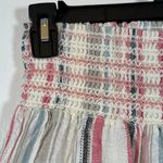 REWASH  Wide Leg Tan Stripe Palazzo Linen Blend Pants Size Med EUC #0428 Photo 2