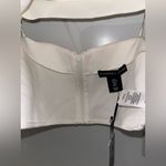 Sincerely Jules Strapless Ivory Bustier Corset CropTop Western Coastal Cowgirl L White Size L Photo 10