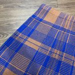 Moon River  Orange Plaid Knit Mini Skirt Size Medium Photo 4