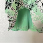 ZARA  Trafaluc Green Mint Floral Hawaiian Pockets Casual Sleeveless Mini Small Photo 6