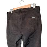 Hudson Jeans Hudson Nico Speckled Sheen Mid Rise Super Skinny Jean Pant in Black Brown 31 Photo 4