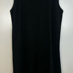 Prologue NWT Black Sleeveless Shift Drop Waist Knee Length Dress Size 1X Photo 0