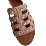1. State Like New  Leather Embellished Sandals Tan Size 8 Photo 2