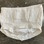 Full Tilt Cream White Lace Trim Strapless Top Photo 2