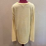 Banana Republic  Yellow Striped Long Sleeve Shirt Photo 5