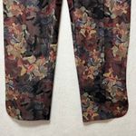 Soft Surroundings  Dark Floral Ankle Length Pull On Pants Size Large Artsy Photo 4