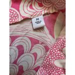 Robert Graham Women Top Pink Paisley V Neck Embezzled Blouse Boho Size Medium Photo 4