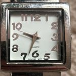 Women’s vintage orange/silver bangle bracelet watch one size measurements‎ shown Orange Photo 3