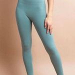 Savvi Ashtanga sage green textured leggings Size small Photo 0
