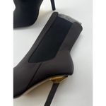 Good American NWT High Kickstand Ankle Chocolate Neoprene Booties Size 6 Photo 5