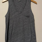 Madewell  Charcoal V-Neck Tank Top Photo 0