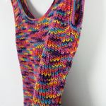 STAUD Gardenia Melange Mini Tank Dress in Pink Multi Sweater Size Medium M EUC Photo 10