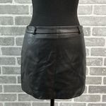 ZARA  | Faux Leather | Black MINI Skirt | Women’s Size Small | Soft Leather Photo 4
