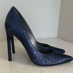Stuart Weitzman Metallic Blue Stiletto Pumps Women’s Size 7 Photo 4