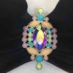 Victoria's Secret Victoria’s Secret Black Strapless Jewel Embellished Swim Suit Bikini Top NEW 34C Photo 2