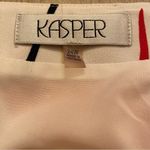 Kasper  Pencil Skirt White Red Floral Print Plus Size 24 Career Wear EUC Photo 2