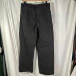 Forever 21  Women Cargo Jeans Black Size 28 High Rise Wide Leg Denim Pants Baggy Photo 8