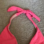 Alloy Coral Pink Triangle Halter Bikini Top Size M Photo 1